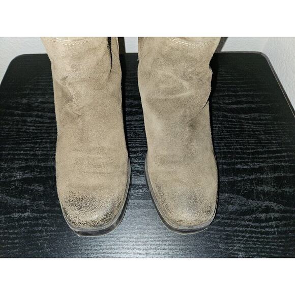 Nine West Vintage America Collection Suede Knee High Size 9 M Brown Rear Zip - Picture 7 of 16